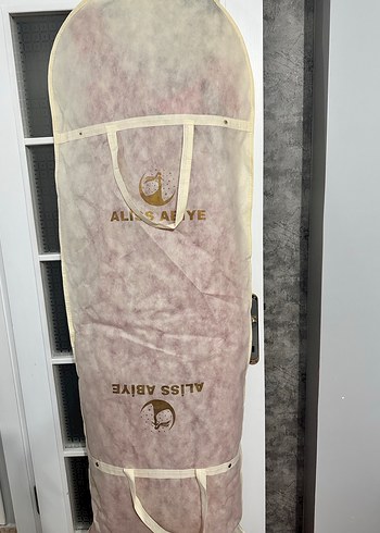 Kırmızı Dantel Uzun Abiye - Görsel 11