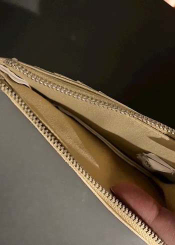 Altın Renkli Kadın Portföy Cüzdan - Görsel 3