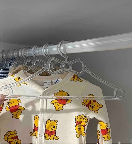  Beden Bebek kıyafeti askısı