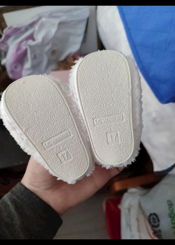 Nakışlı Fiyonklu Kız Çocuk Ev Terliği - Görsel 4