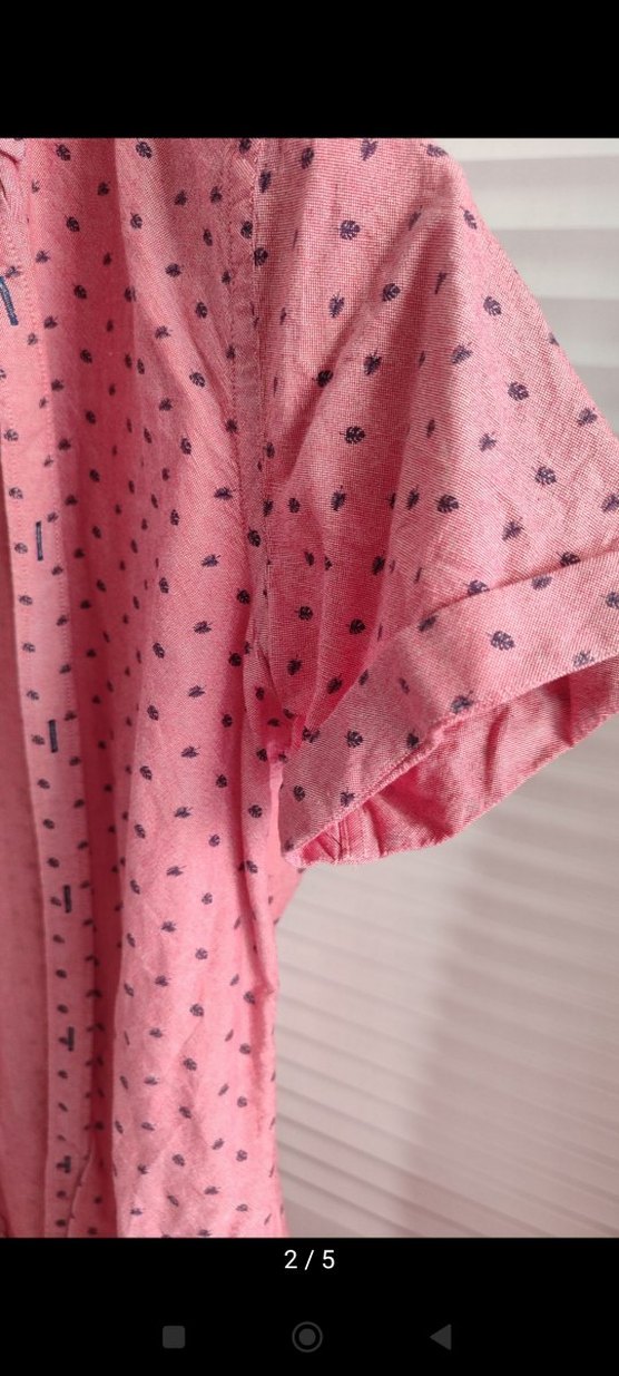 Pembe Kısa Kollu Erkek Gömlek - Görsel 2