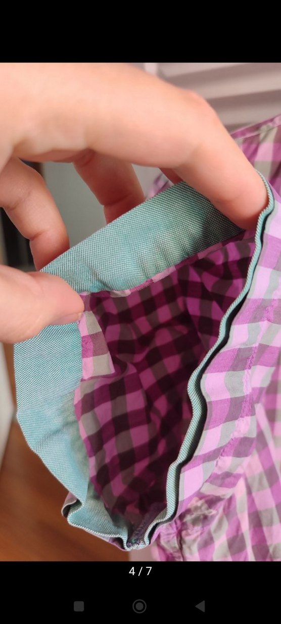 Pembe Kareli Kısa Kollu Erkek Gömlek - Görsel 4