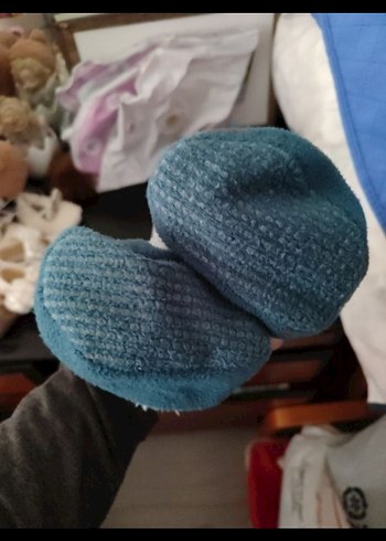 Kız Çocuk Renkli Panda Desenli Sıcak Terlik - Görsel 4