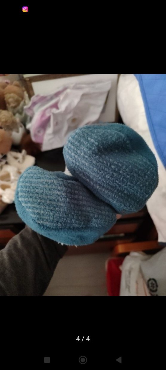 Kız Çocuk Renkli Panda Desenli Sıcak Terlik - Görsel 4