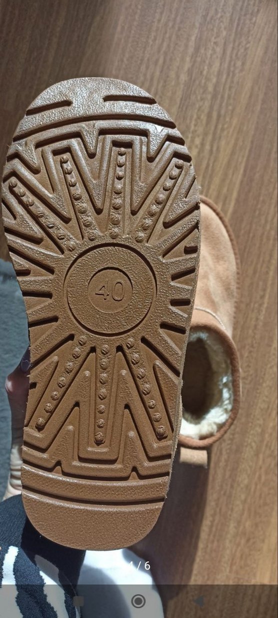 Kahverengi Süet Tüylü Kadın Dolgu Topuk Bot - Görsel 4