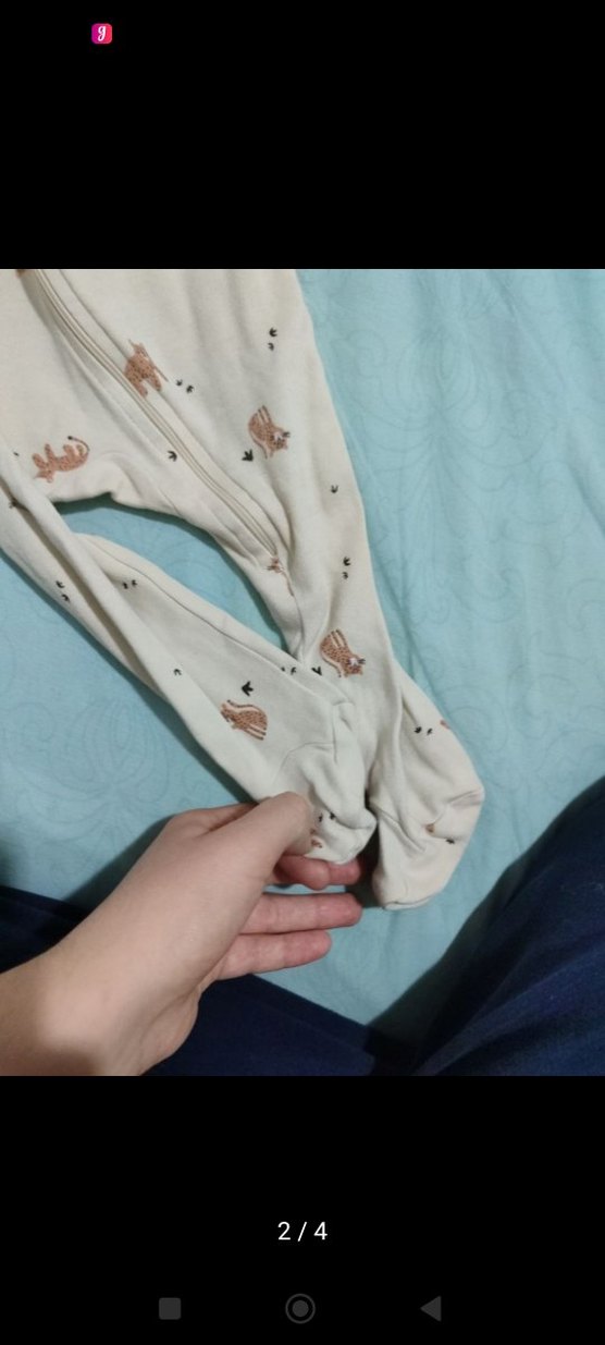 Bebek Uzun Kollu Baskılı Tulum - Görsel 2