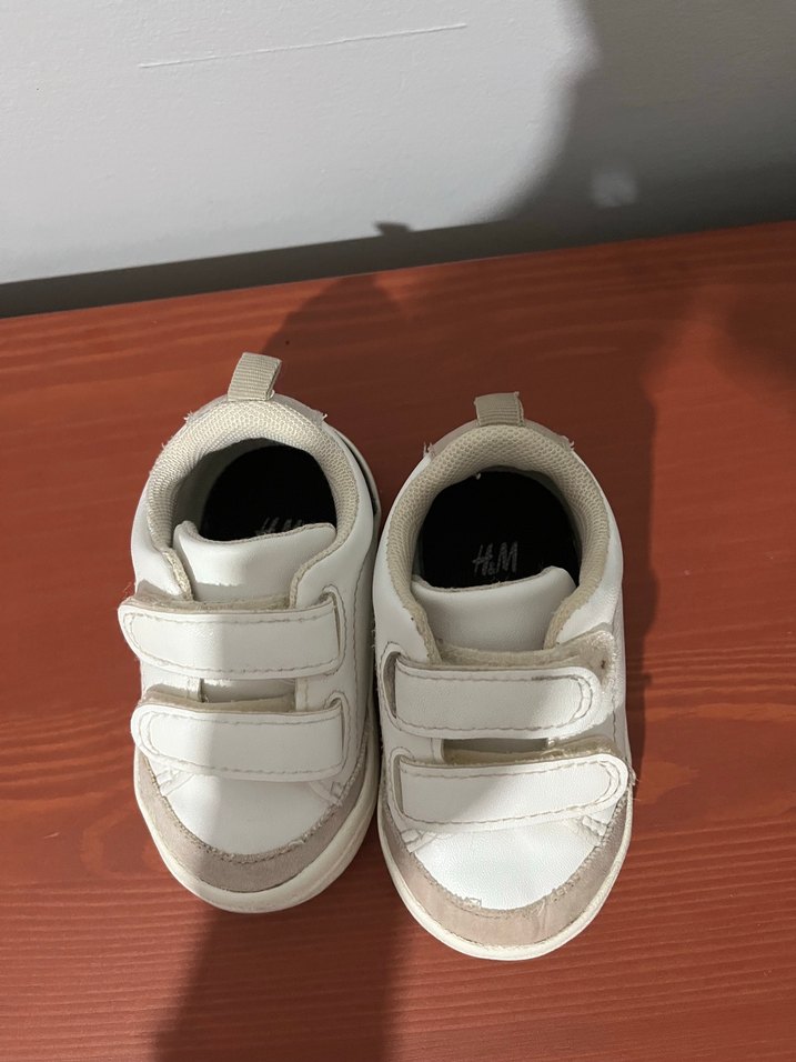 Beyaz Erkek Çocuk Cırt Cırtlı Spor Ayakkabı - Görsel 2