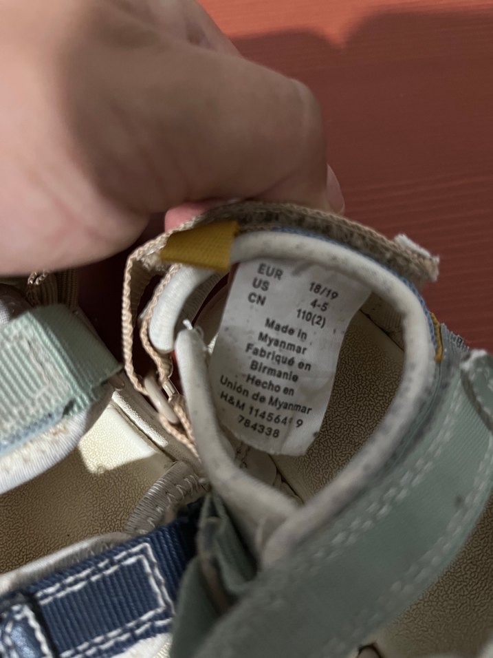 Erkek Çocuk Çok Renkli Denim Cırt Cırtlı Sandalet - Görsel 3