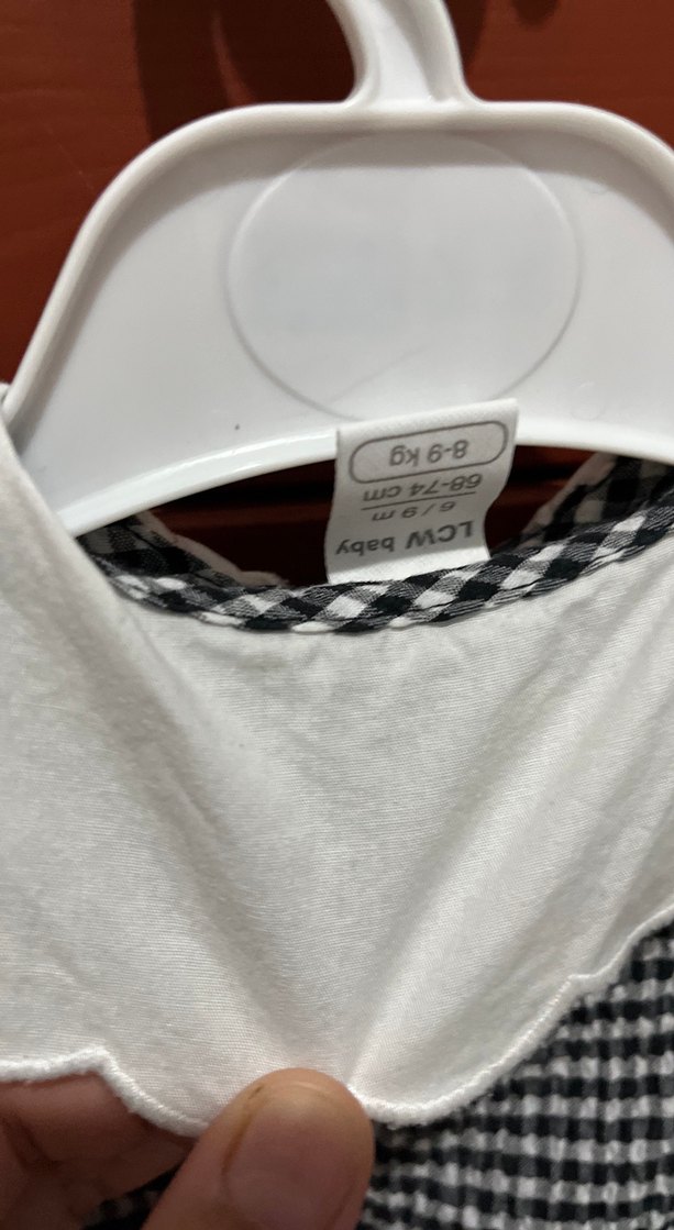 Nakışlı Yakalı Uzun Kollu Kız Elbise - Görsel 4