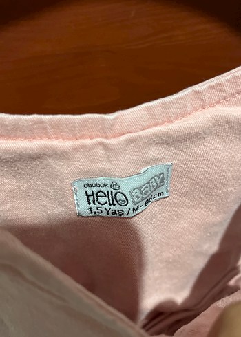 HelloBaby Nakışlı Pembe Kız Çocuk Askılı Tulum