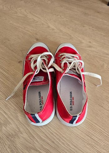 U.S Polo Assn. Kırmızı Kadın Spor Ayakkabı Converse Modeli