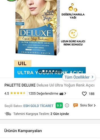 PALETTE ACİCİ VE MOR SAMPUAN