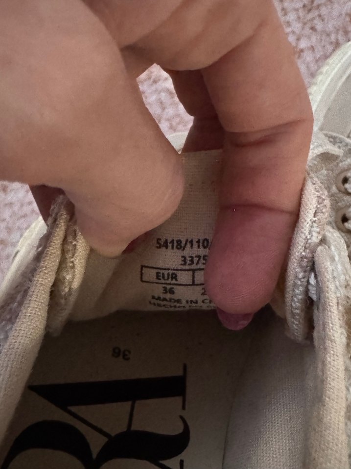 Bej Yılan Desenli Bağcıklı Kadın Spor Ayakkabı - Görsel 4