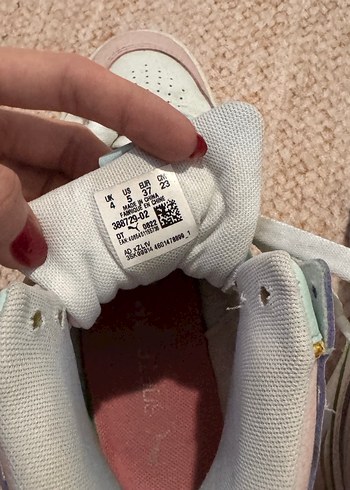 Puma Kadın Pembe Pastel Bağcıklı Spor Ayakkabı - Görsel 3