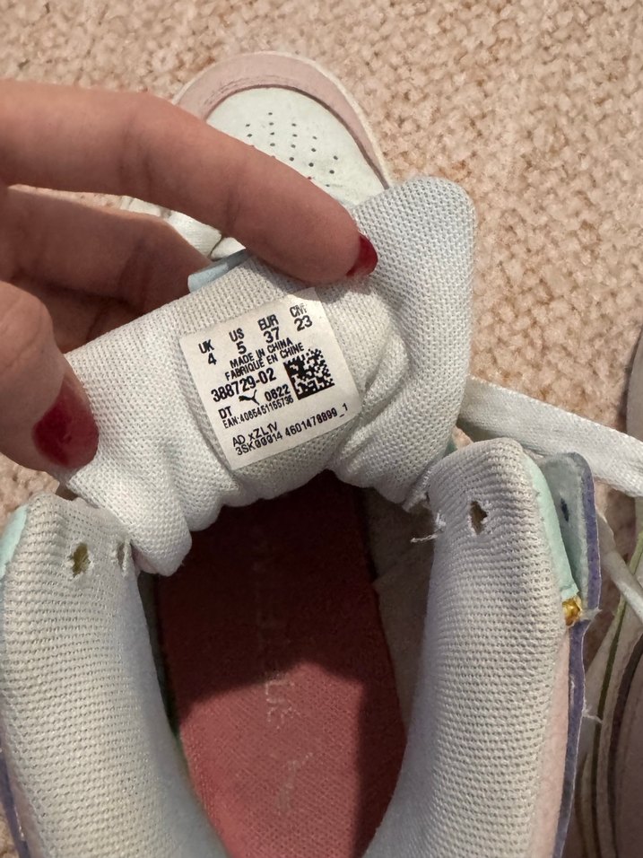 Puma Kadın Pembe Pastel Bağcıklı Spor Ayakkabı - Görsel 3