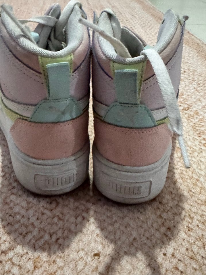 Puma Kadın Pembe Pastel Bağcıklı Spor Ayakkabı - Görsel 2