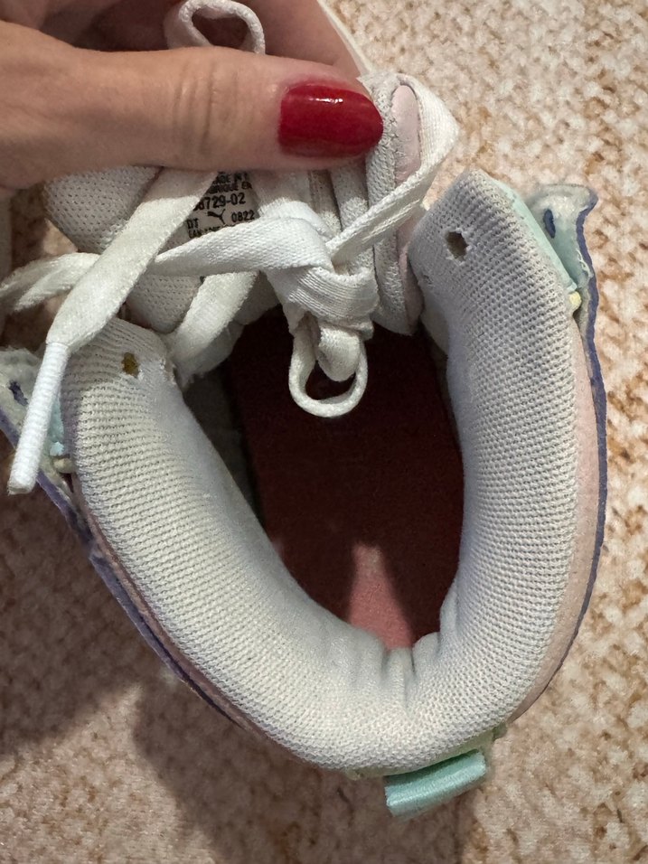 Puma Kadın Pembe Pastel Bağcıklı Spor Ayakkabı - Görsel 5