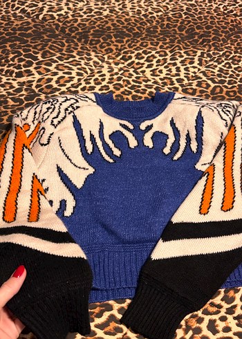 Sokak Stili Kadın Triko Kazak - Görsel 3