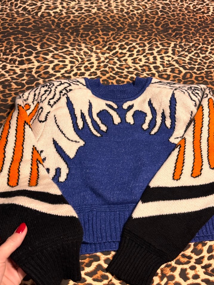 Sokak Stili Kadın Triko Kazak - Görsel 3