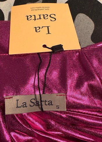 Parlak Pembe Mini Etek - La Sarta - Görsel 2