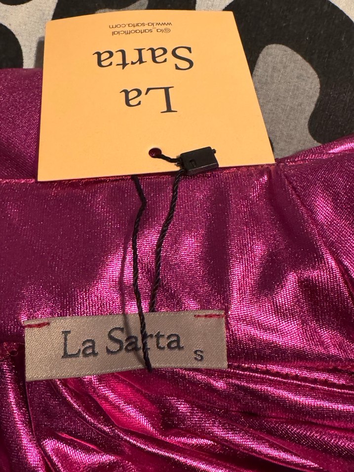 Parlak Pembe Mini Etek - La Sarta - Görsel 2