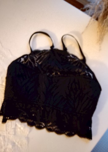 Siyah Gotik Midi Bralet