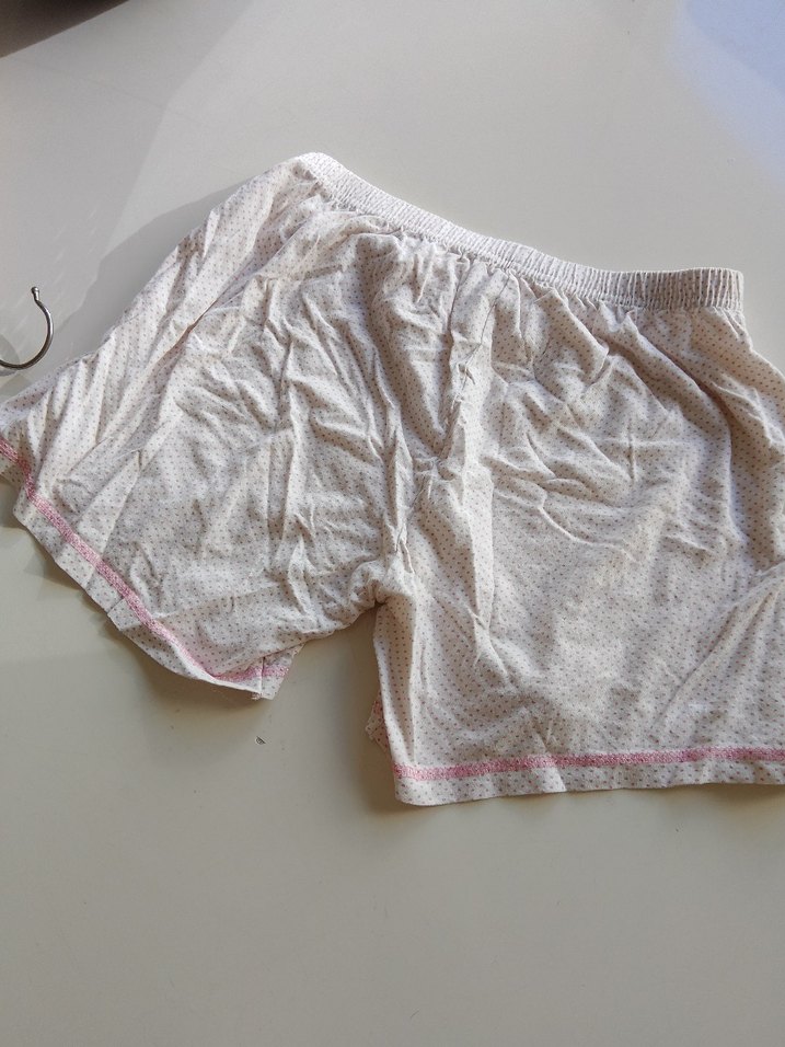 Beyaz Mini Hamile ve Emzirme Şortu - Görsel 2