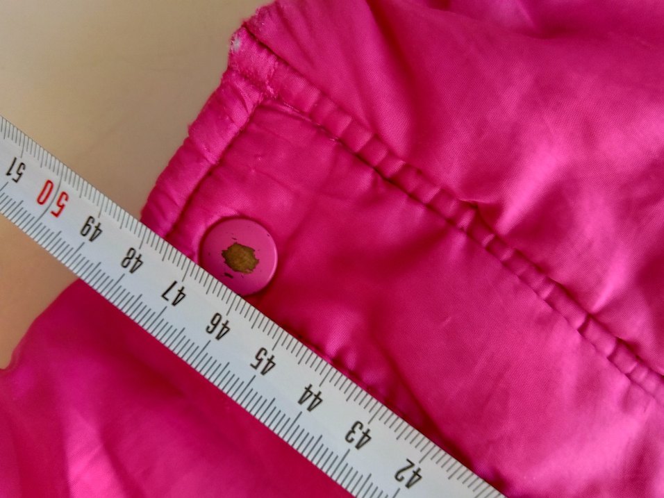 Kız Çocuk Pembe Düğmeli Yelek - Görsel 5