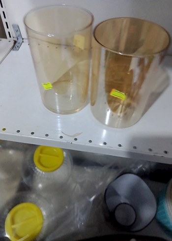 Bej Renkli Şeffaf vazo - Görsel 2