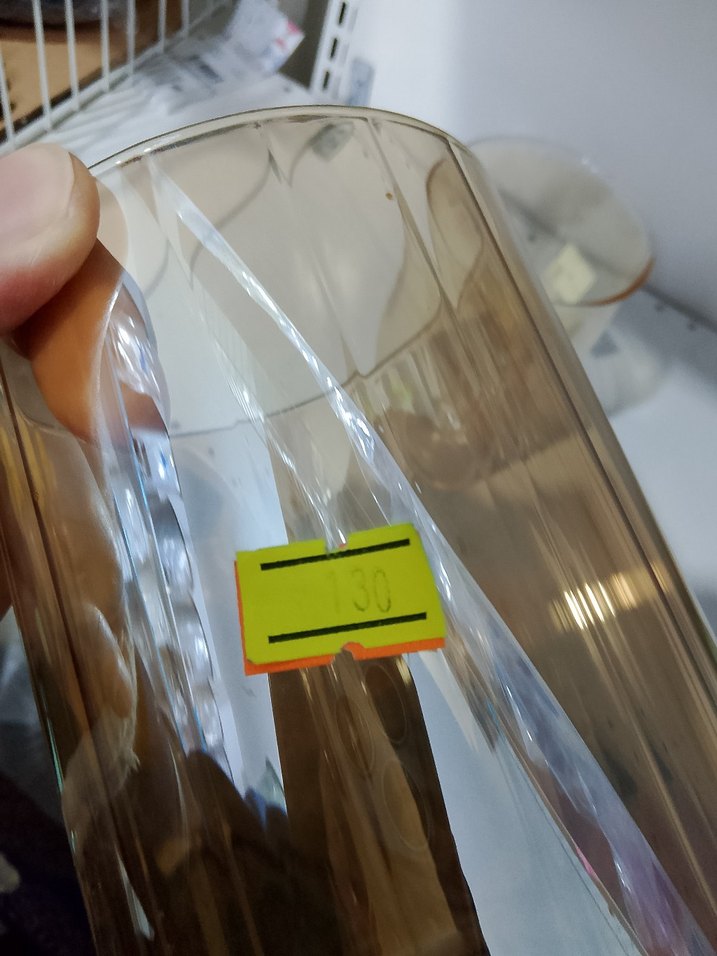 Bej Renkli Şeffaf vazo - Görsel 3