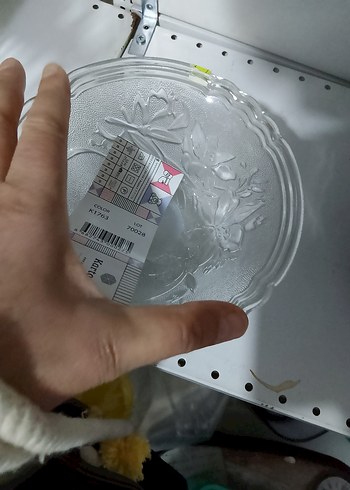 Dekoratif Ayaklı Cam Kase - Görsel 2