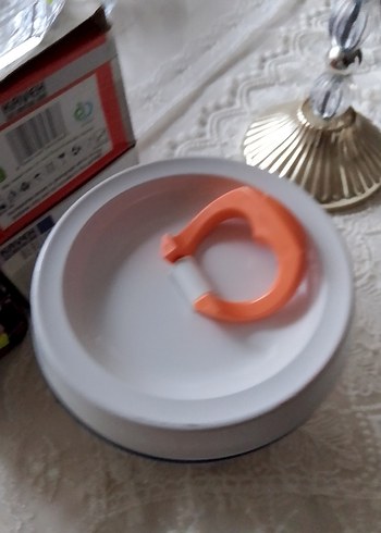 Beyaz Gri Kapaklı Saklama Kabı - Görsel 2