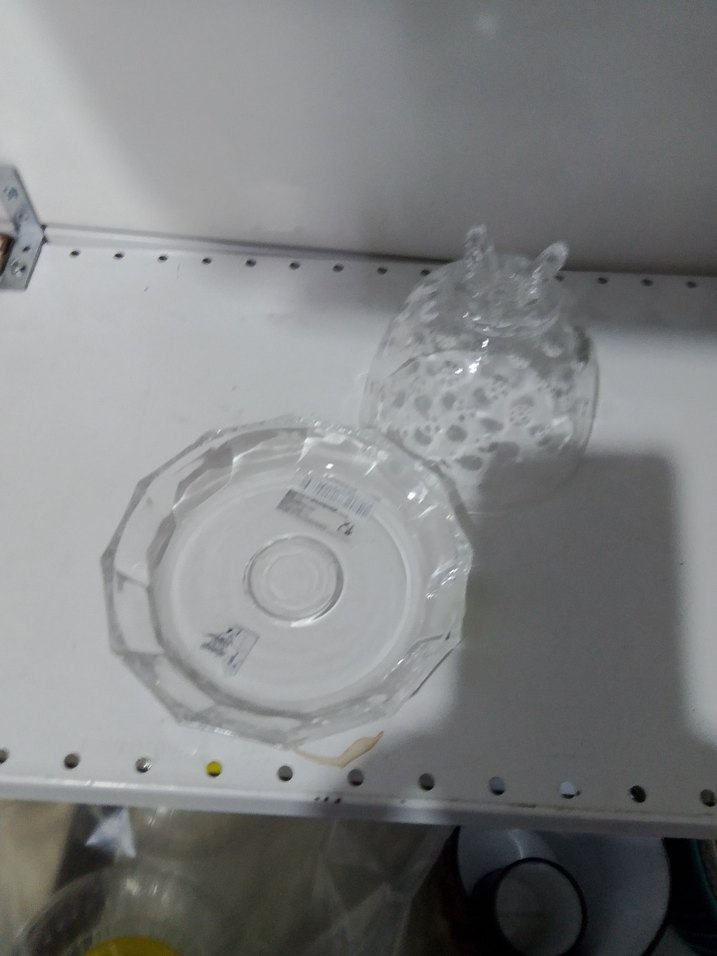 Beyaz Dekoratif Cam Vazo - Görsel 2