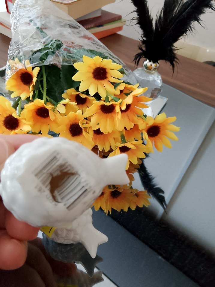 Beyaz Seramik Kuş Biblo Seti - Görsel 3