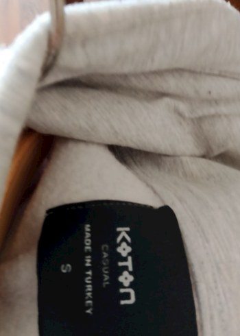 Bordo Gri Çizgili Kadın Sweatshirt - Görsel 4