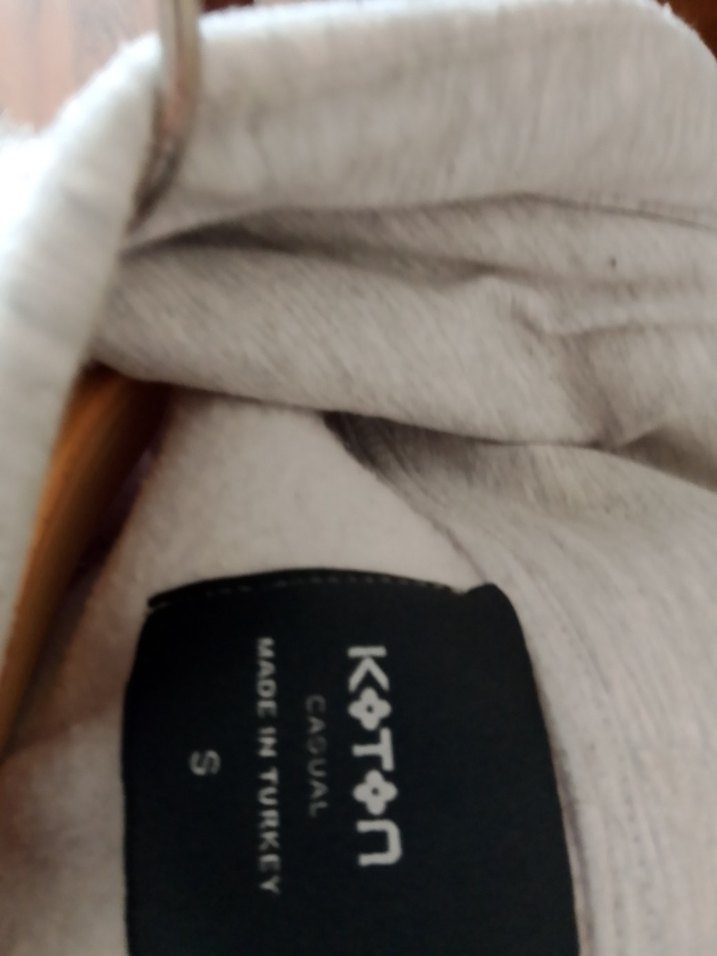 Bordo Gri Çizgili Kadın Sweatshirt - Görsel 4