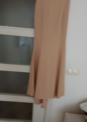 Bej Kadın Uzun Etek