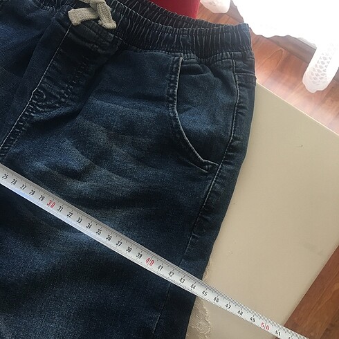 11-12 Yaş Beden Cocuk kot pantolon lastıklı