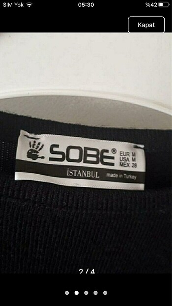 Soobe Crop kazak