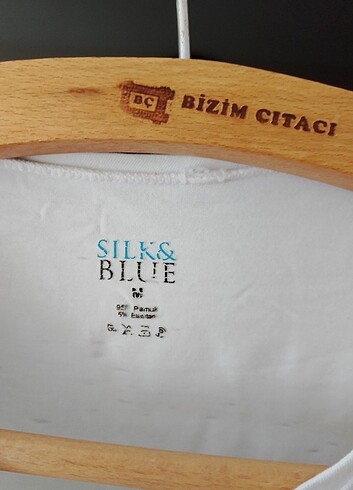 m Beden beyaz Renk Tshırt blue