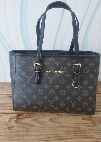 Beden kahverengi Renk Kahverengi Deri Louis Vuitton Kadın Çanta