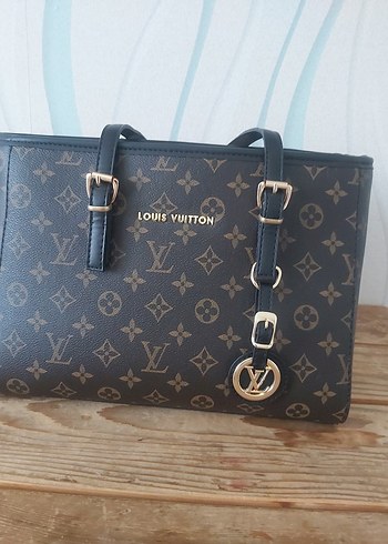 Kahverengi Deri Louis Vuitton Kadın Çanta