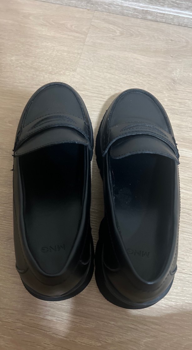 Mango Siyah Tokalı  Blok Topuklu Loafer - Görsel 4
