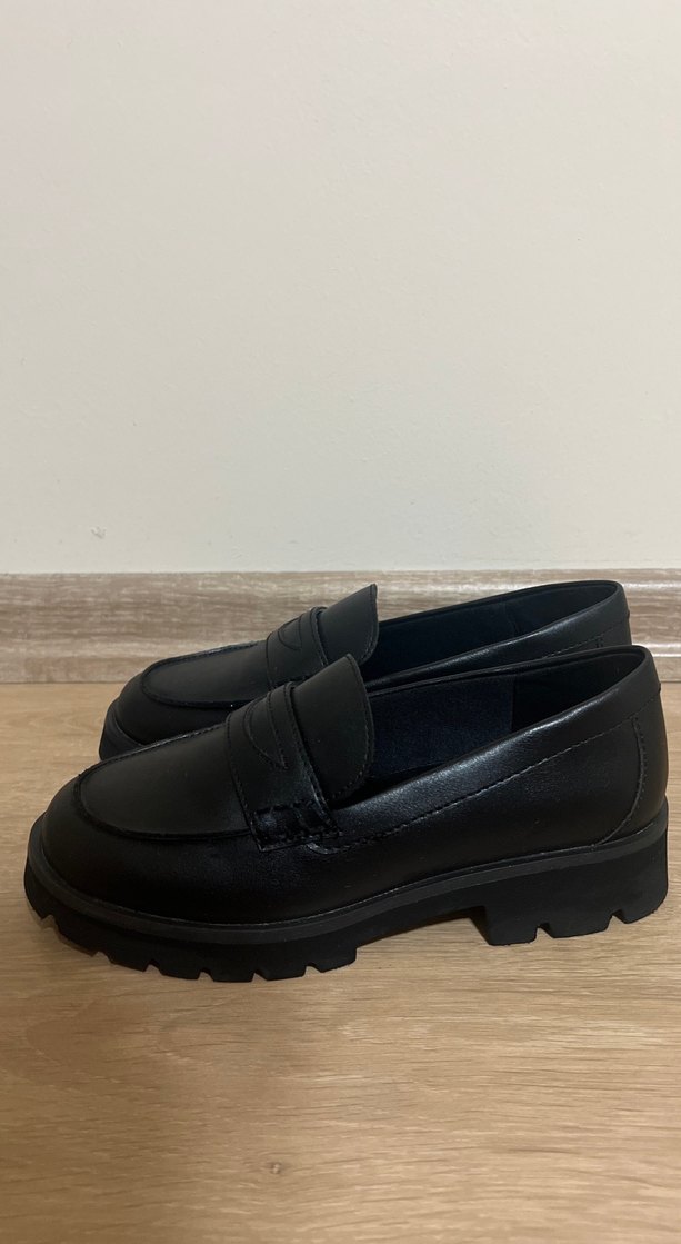Mango Siyah Tokalı  Blok Topuklu Loafer - Görsel 3