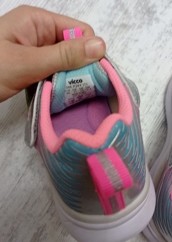 Kız Çocuk Çok Renkli Bağcıksız Spor Ayakkabı - Görsel 3