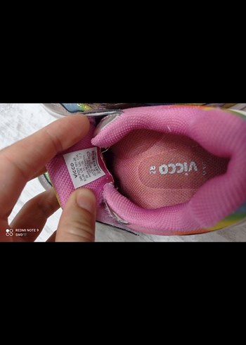 Kız Çocuk Çok Renkli Bağcıksız Spor Ayakkabı - Görsel 3