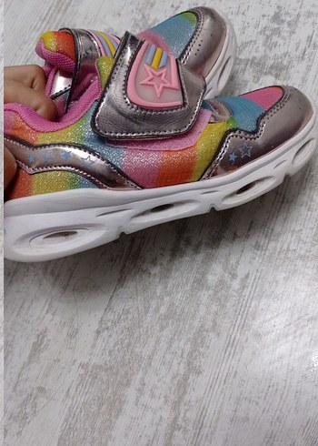 Kız Çocuk Çok Renkli Bağcıksız Spor Ayakkabı - Görsel 2