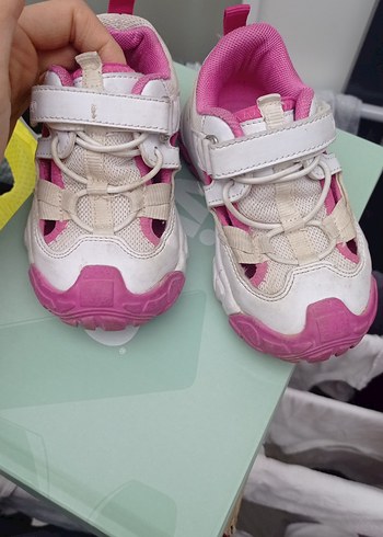Kız Çocuk Pembe yazlık Spor Ayakkabı - Görsel 6