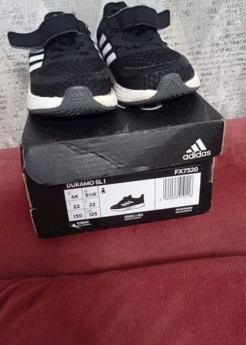 siyah Adidas Bebek Spor Ayakkabı - Görsel 5