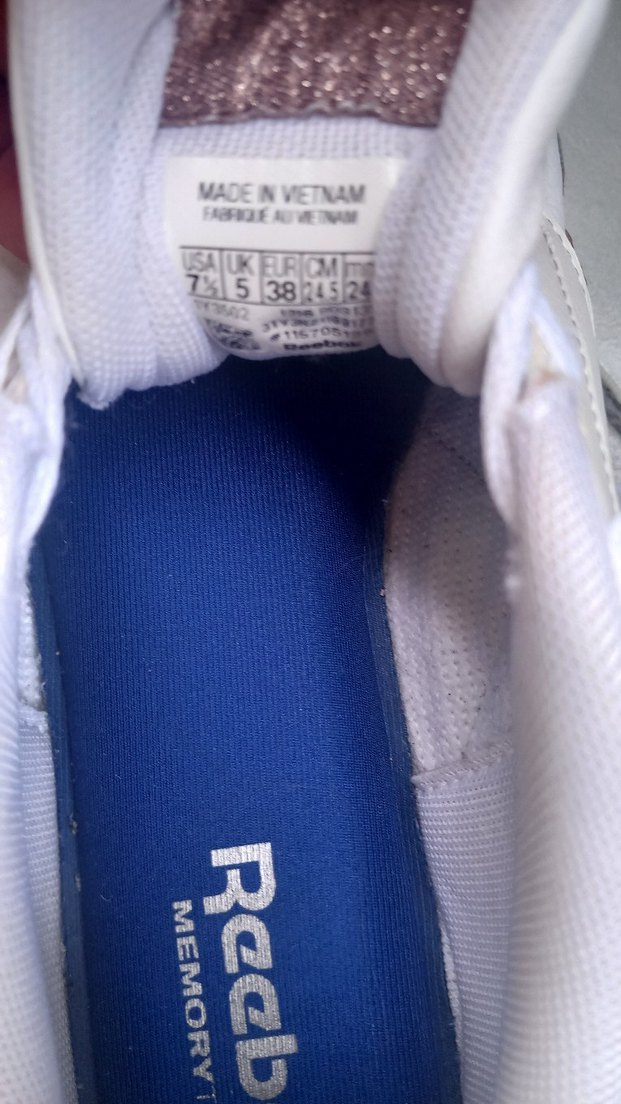 orjinal reebok deri Beyaz Bağcıklı Kadın Spor Ayakkabı - Görsel 3